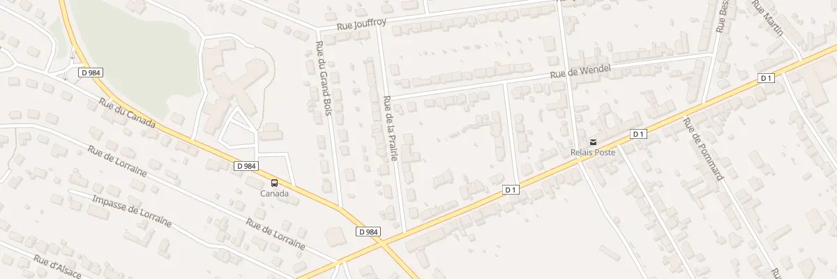 Plan du 12 Rue de la Prairie au Creusot