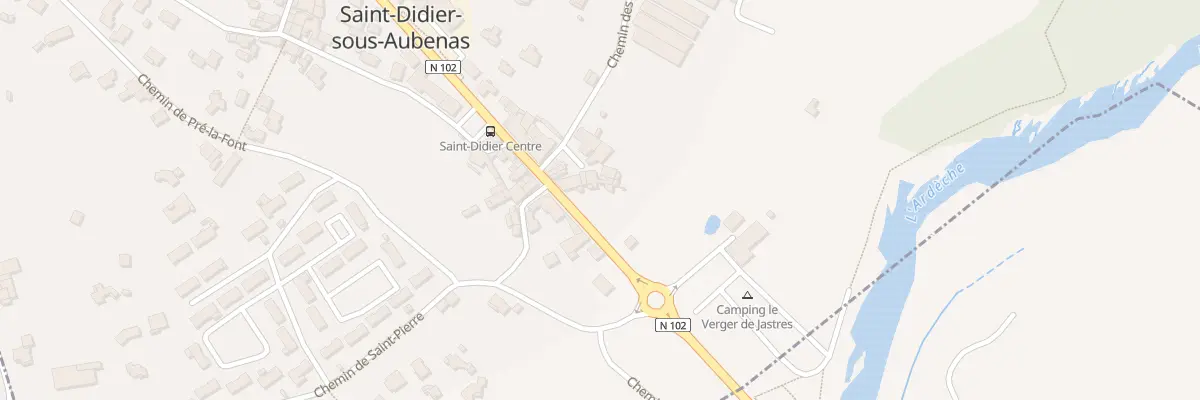 Plan du 166 Rte de Montélimar à Saint-Didier-sous-Aubenas
