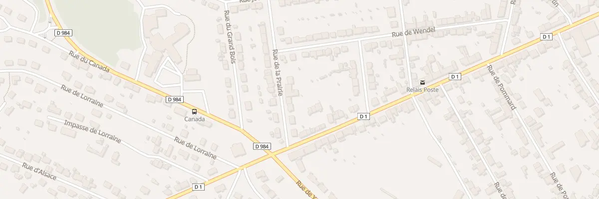 Plan du 8 Rue de la Prairie au Creusot