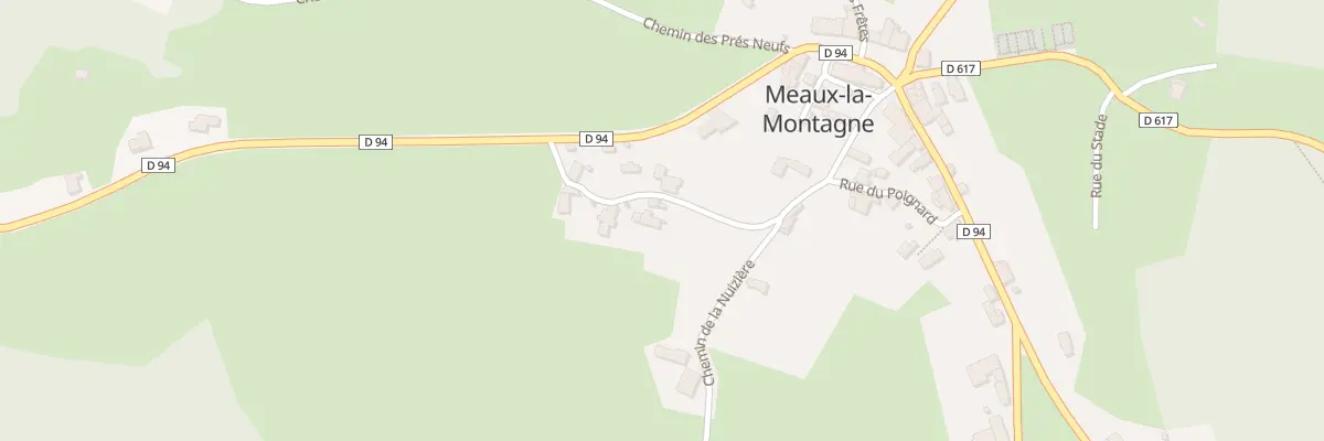 Plan du 5046 Le Bourg à Meaux-la-Montagne