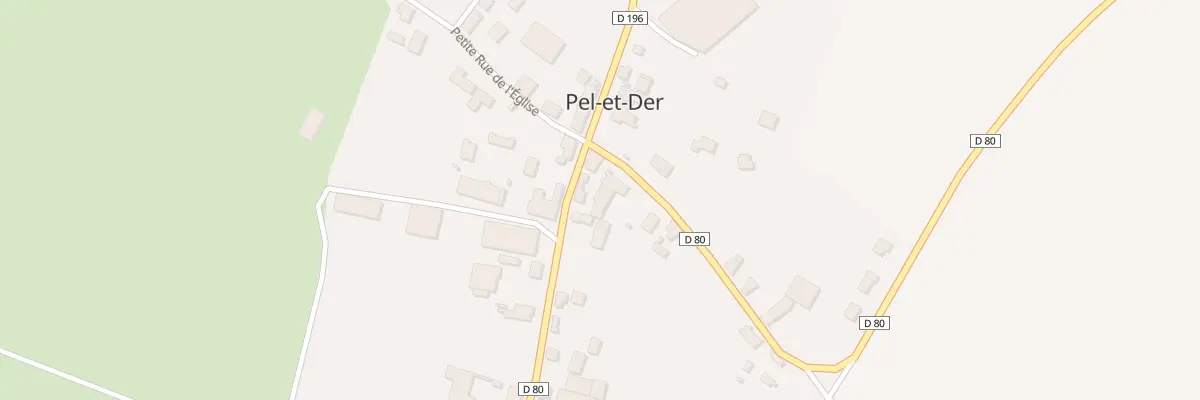 Plan du 3 Rue Grande Rue de Der à Pel-et-Der