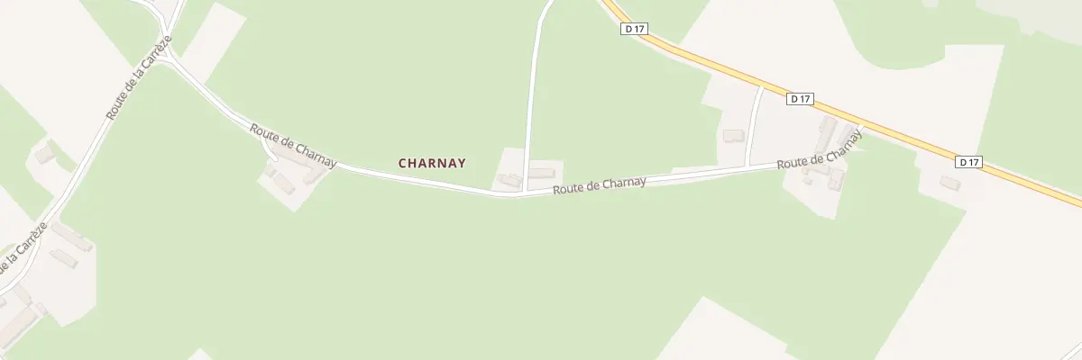 Plan du 375 Rte de Charnay à Beaubery