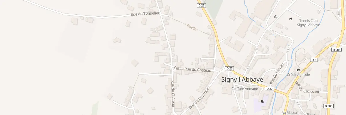 Plan du 28 Rue du Chateau à Signy-l’Abbaye