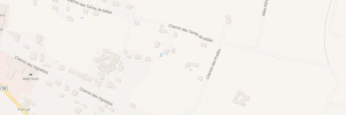 Plan du 686D Che des Terres de Millet à Saint-Didier-sous-Aubenas