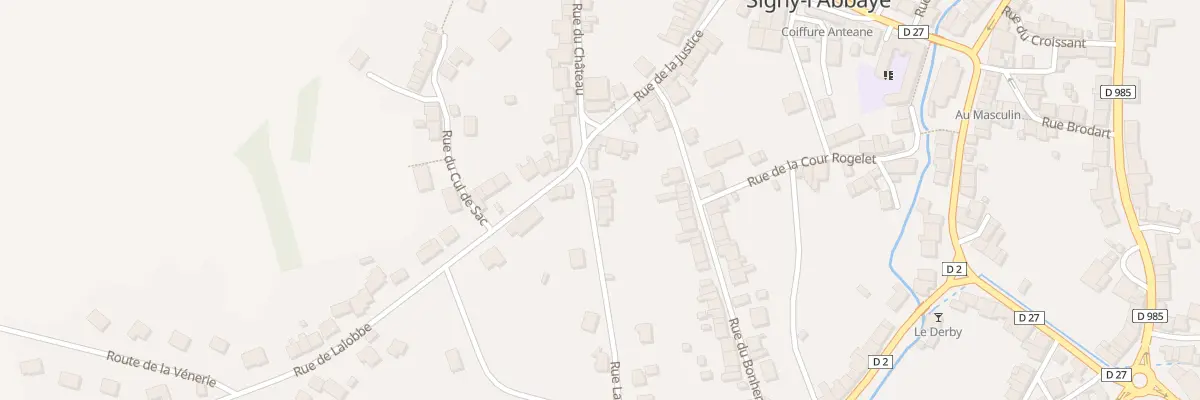 Plan du 7 Rue Lagasse à Signy-l’Abbaye