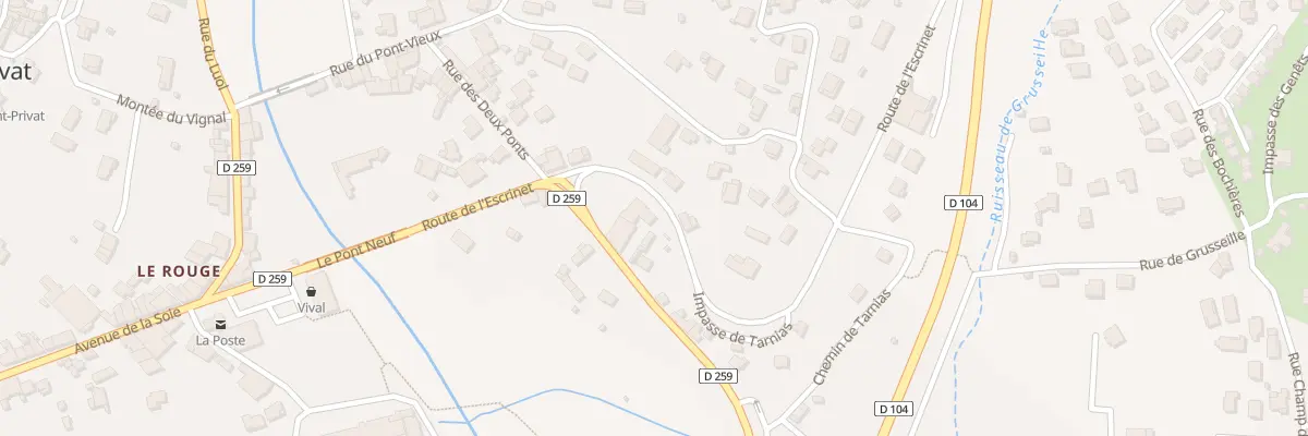 Plan du 5277 Tarnias à Saint-Privat