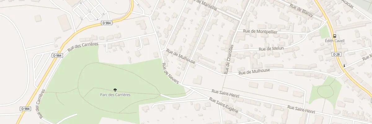 Plan du 60 Rue Félix Martin au Creusot