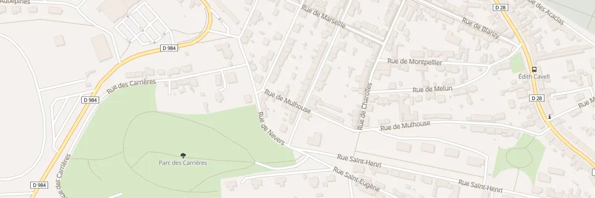 Plan du 58 Rue Félix Martin au Creusot