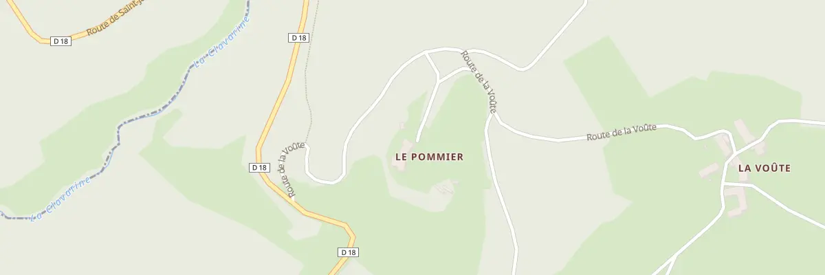 Plan du 5113 Le Pommier à Saint-Julien-Molhesabate