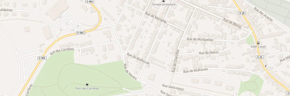 Plan du 52 Rue Félix Martin au Creusot