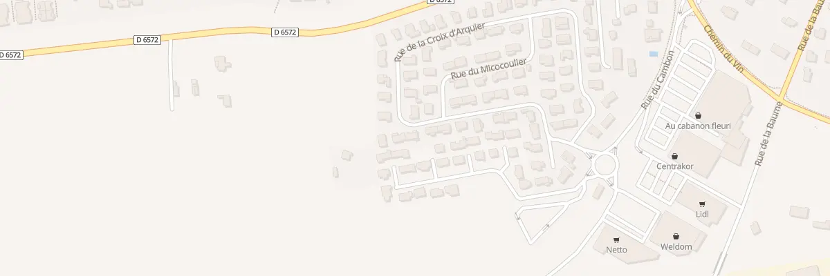 Plan du 11 Rue de la Croix d’Arquier à Saint-Gilles