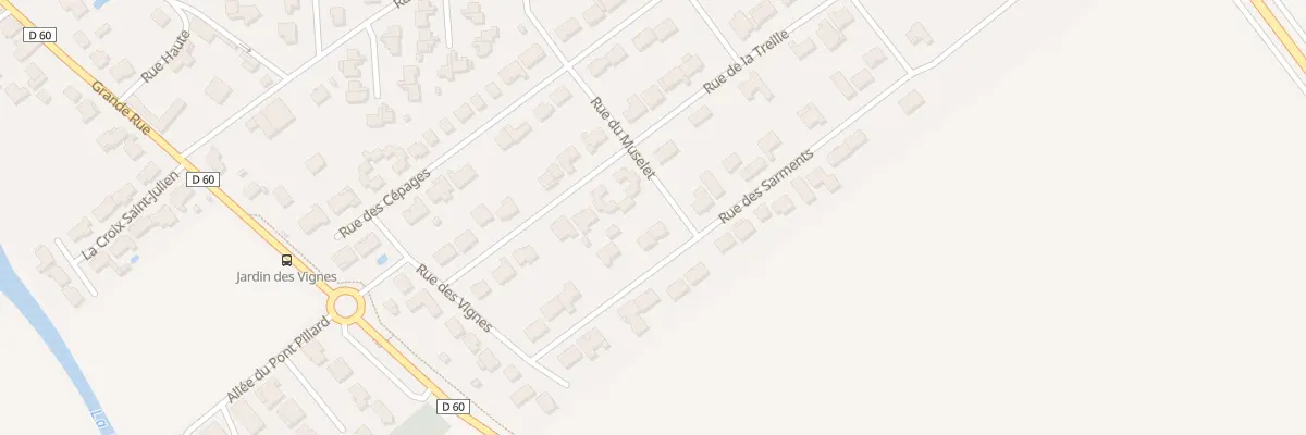 Plan du 11 Rue des Sarments à Sarry