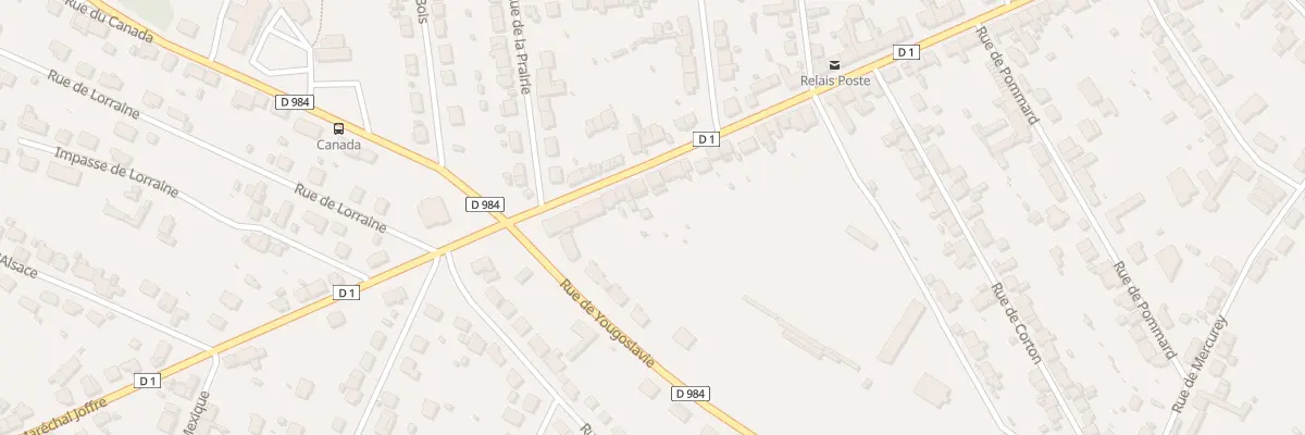 Plan du 65 Rue Marechal Joffre au Creusot