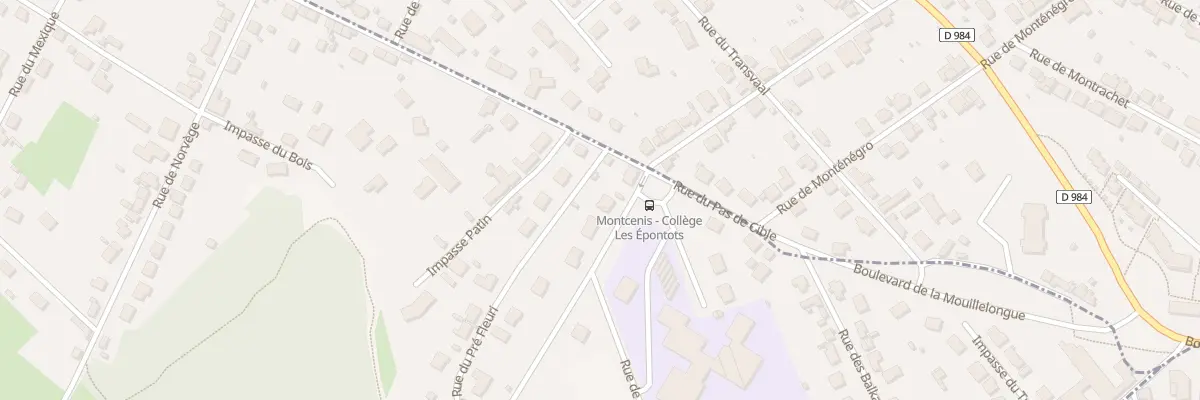 Plan du 2 Rue de Serbie à Montcenis