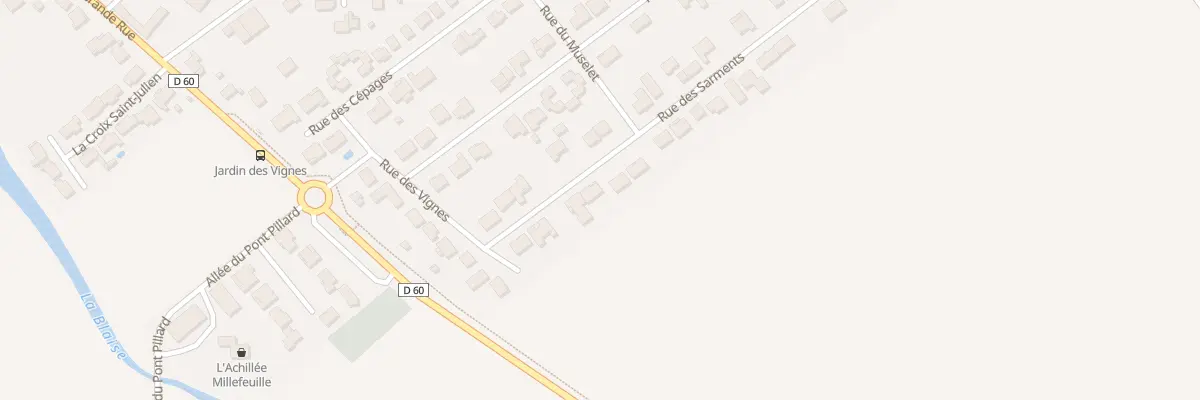Plan du 6 Rue des Sarments à Sarry