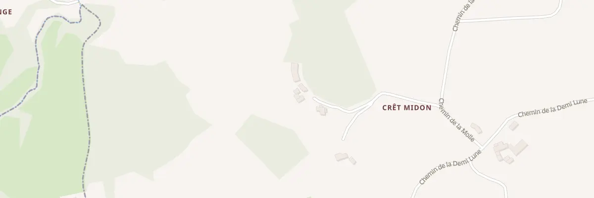 Plan du 245 Che du Crêt Midon à Longessaigne