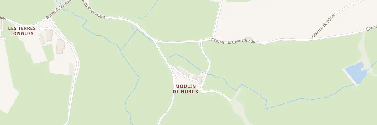 Plan du 1824 Rte du Monument à Montmelard