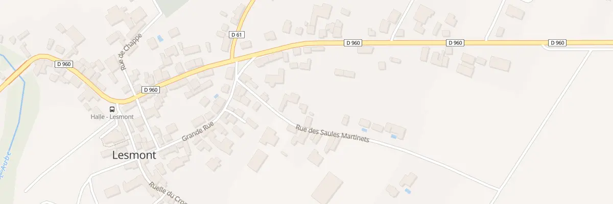 Plan du 7 Rue des Saules Martinets à Lesmont