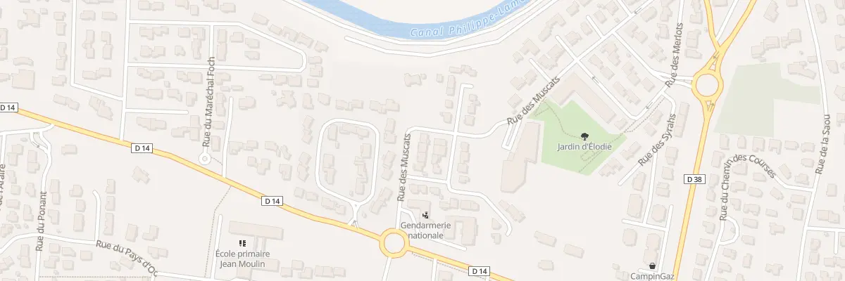 Plan du 11 Rue des Muscats à Saint-Gilles