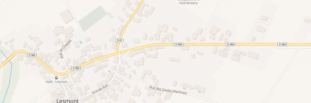 Plan du 24 Rue du General de Gaulle à Lesmont