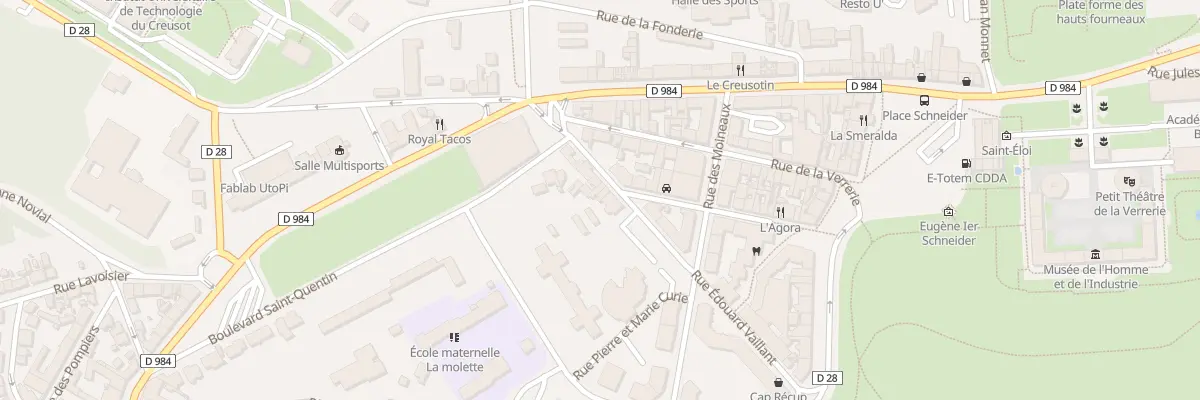Plan du 43 Rue Edouard Vaillant au Creusot