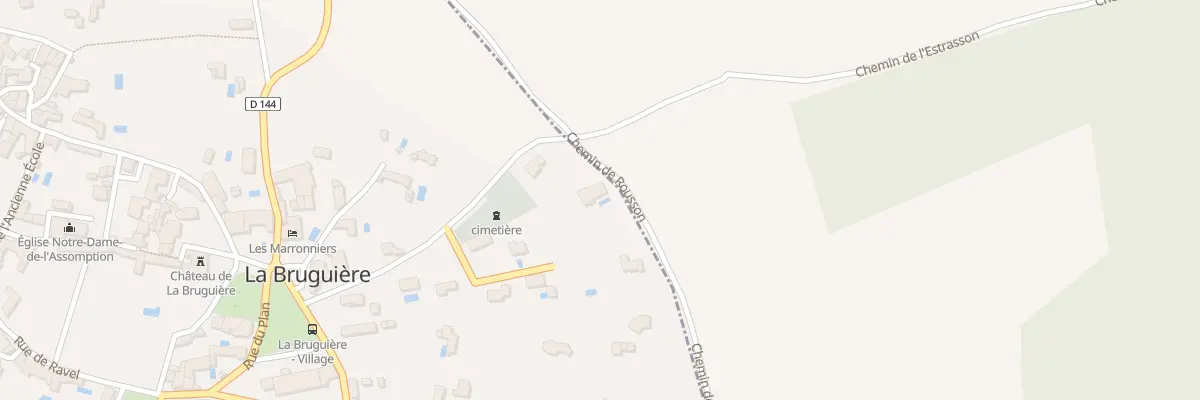 Plan du 5246 Rousson à La Bruguière