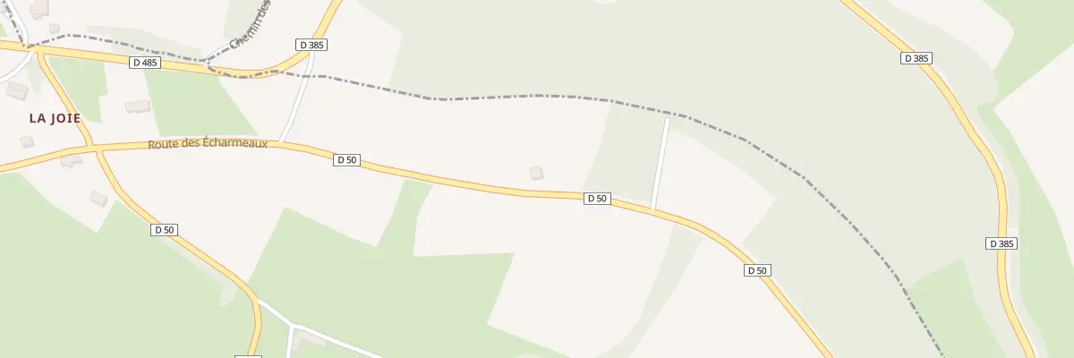Plan du 415 Rte des Écharmeaux à Belleroche