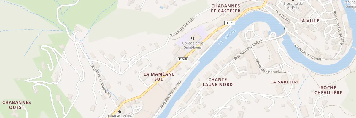 Plan du 26 Av de Chabannes au Cheylard