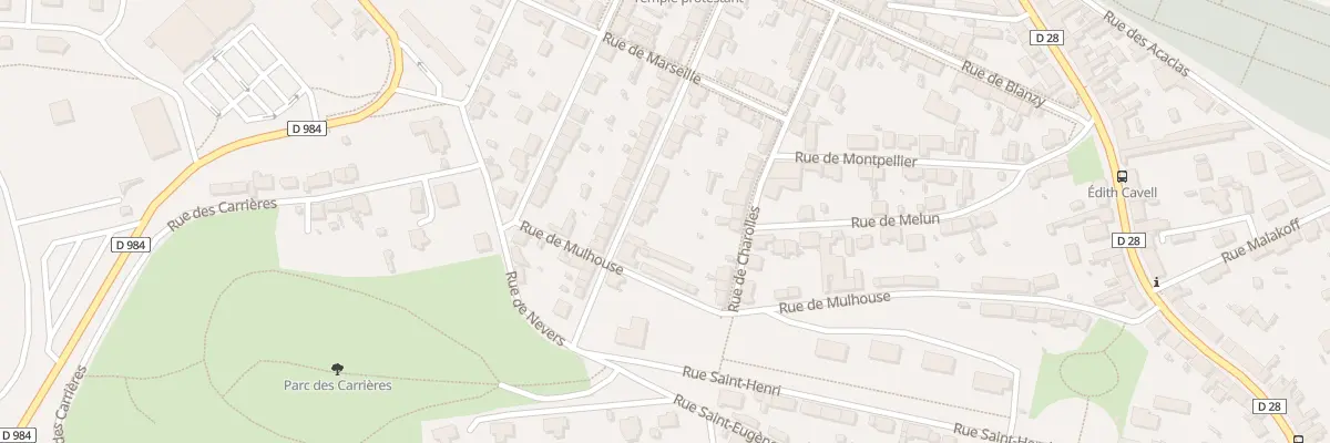 Plan du 45 Rue Félix Martin au Creusot