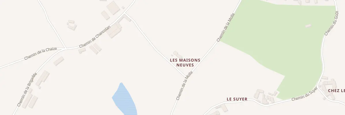 Plan du 320 Che de la Molle à Longessaigne