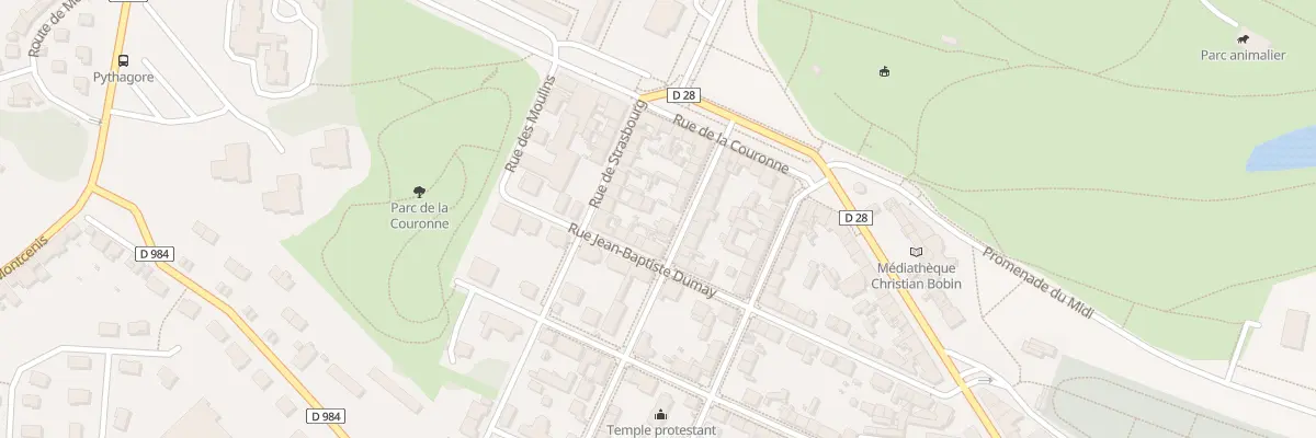 Plan du 14 Rue Lamartine au Creusot