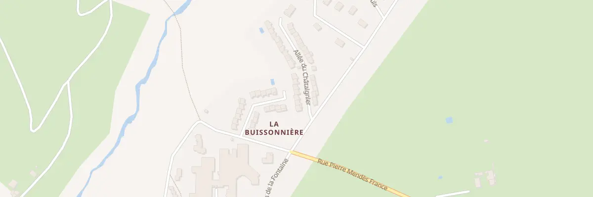 Plan du 22 All des Chataigniers à La Talaudière