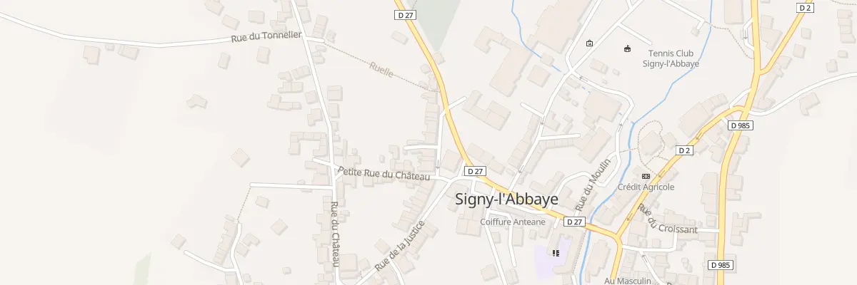 Plan du 15 Rue de l’Hotel de Ville à Signy-l’Abbaye