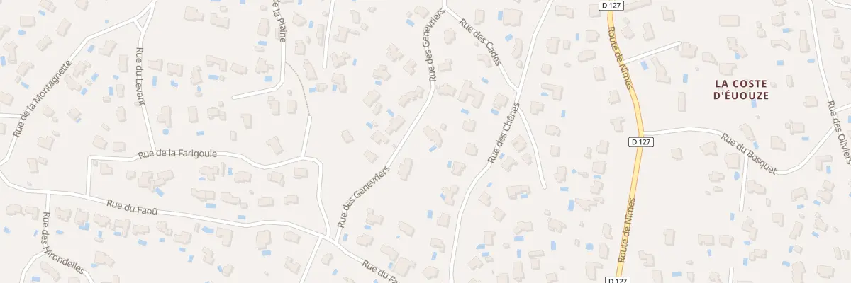 Plan du 151 Rue des Genevriers à Poulx