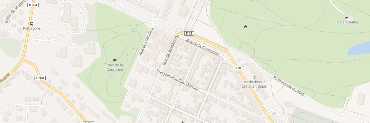 Plan du 12 Rue Lamartine au Creusot