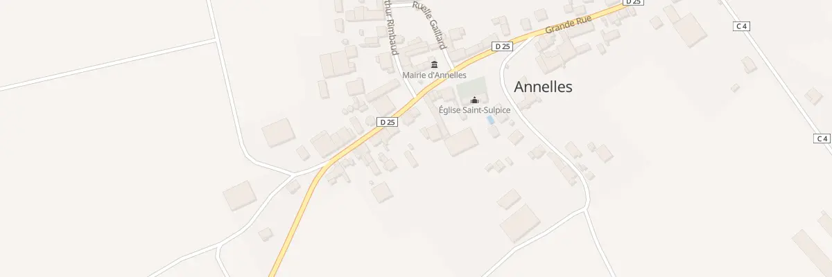Plan du 23 Grande Rue à Annelles