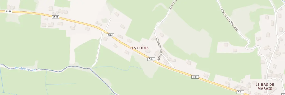 Plan du 841 Rte de Marmagne à Saint-Sernin-du-Bois