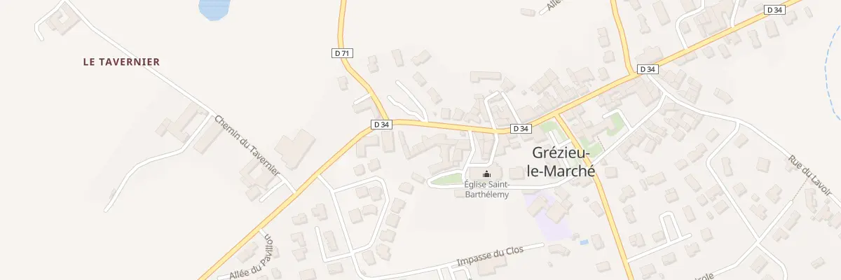 Plan du 173 Rue de la Bascule à Grézieu-le-Marché