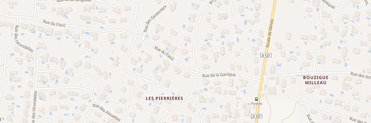 Plan du 12 Rue des Chênes à Poulx