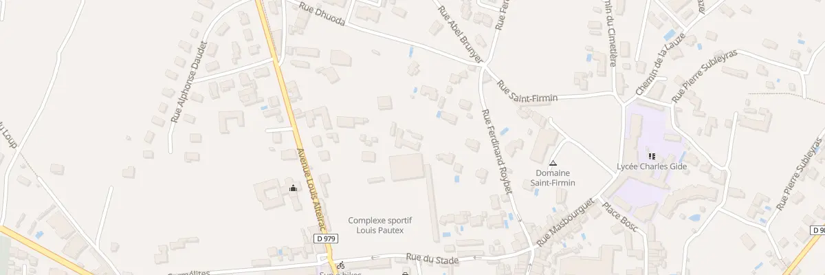 Plan du 5 Rue Ferdinand Roybet à Uzès