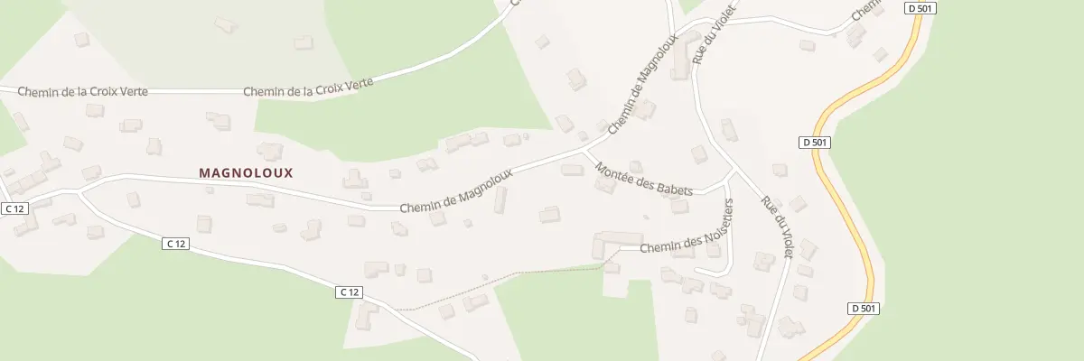 Plan du 7 Che de Magnoloux à Saint-Genest-Malifaux