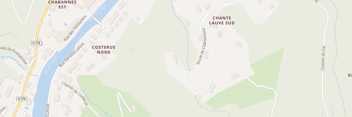 Plan du 331 Chante Lauve Sud au Cheylard
