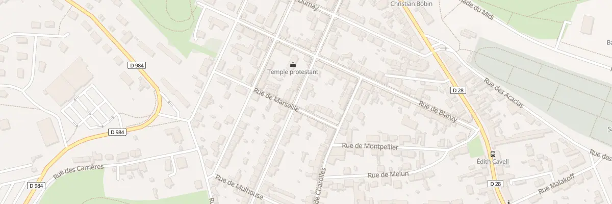 Plan du 27 Rue Félix Martin au Creusot