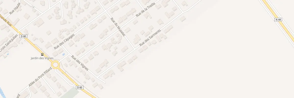 Plan du 14 Rue des Sarments à Sarry