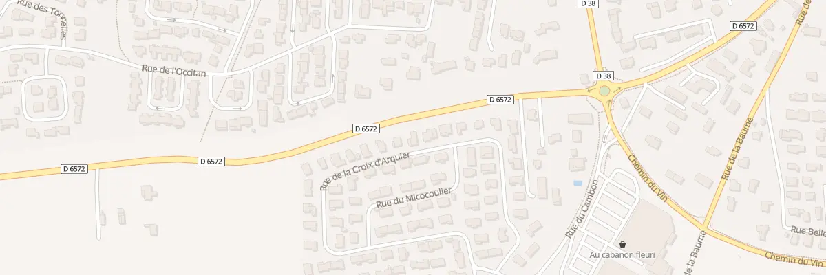 Plan du 39 Rue de la Croix d’Arquier à Saint-Gilles