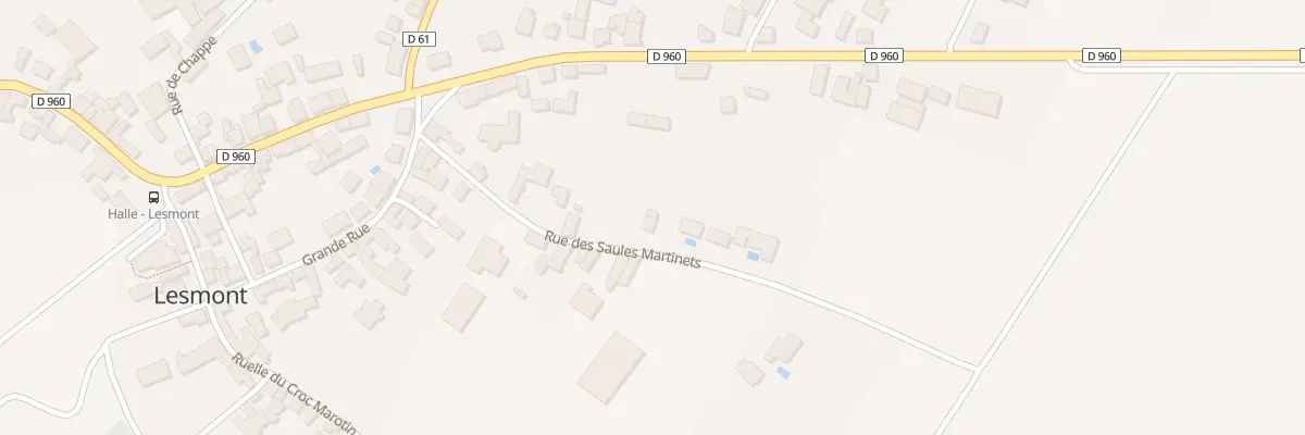 Plan du 15 Rue des Saules Martinets à Lesmont