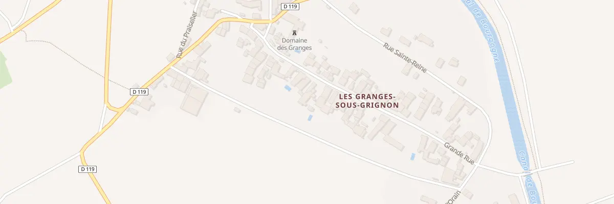Plan du 21 Grande Rue à Grignon