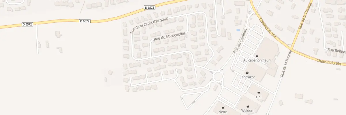 Plan du 16 Rue de la Croix d’Arquier à Saint-Gilles