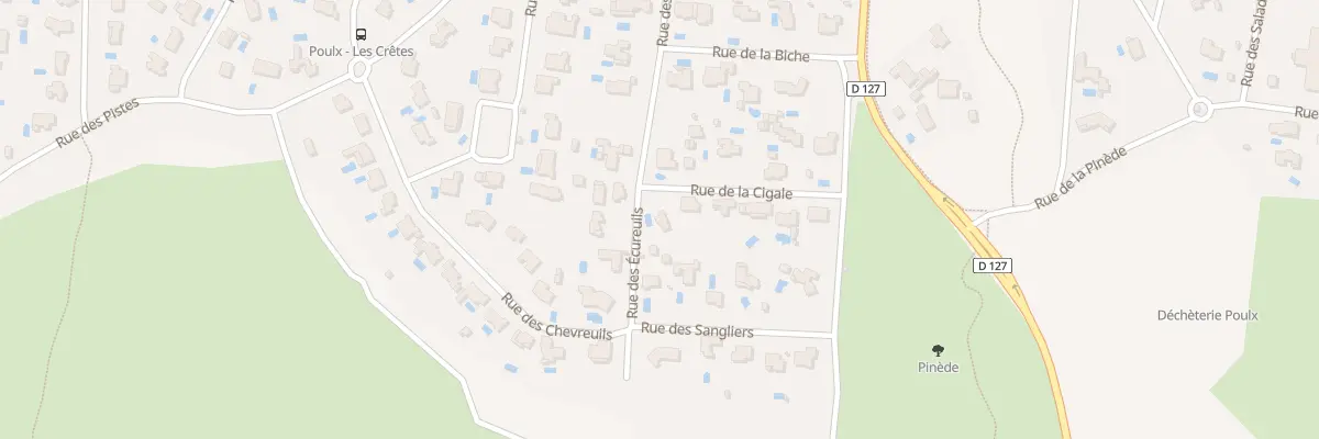 Plan du 133 Rue de la Cigale à Poulx