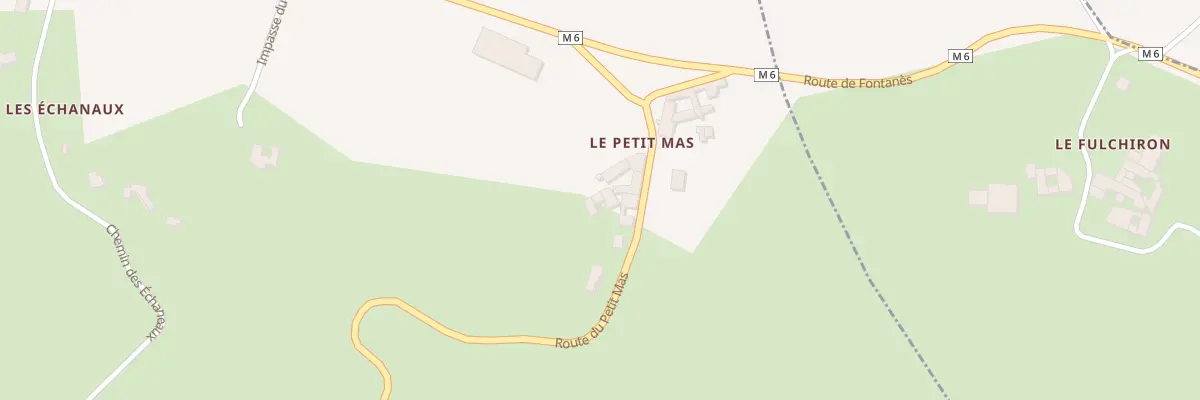 Plan du 5051 Le Petit Mas à La Gimond